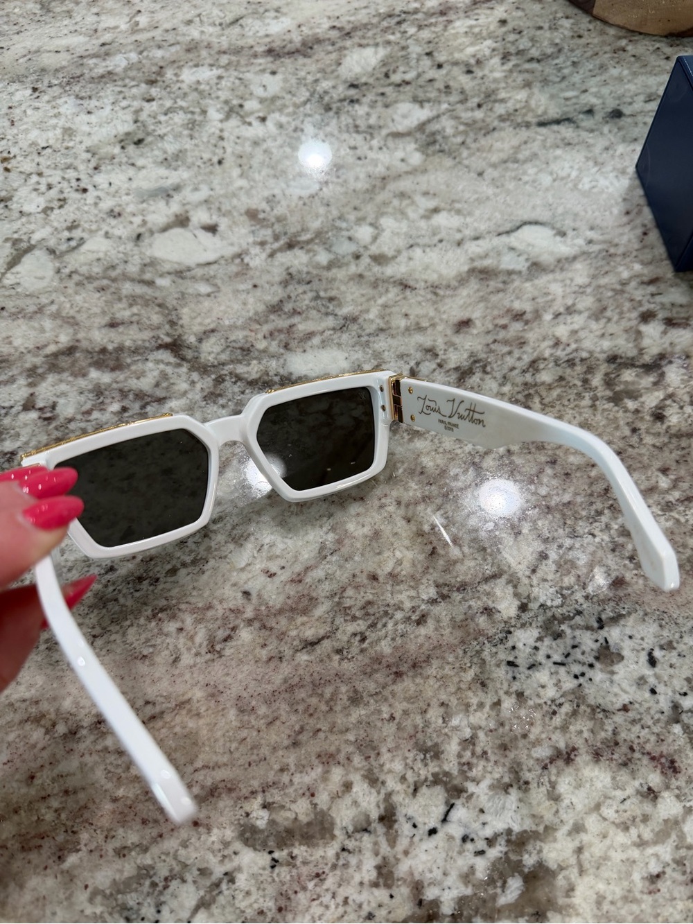 Louis Vuitton Virgil Abloh 1.1 Millionaires Black Mirrored Sunglasses Z1166W - Picture 4 of 8